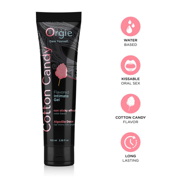 Orgie Lube Tube Cotton Candy