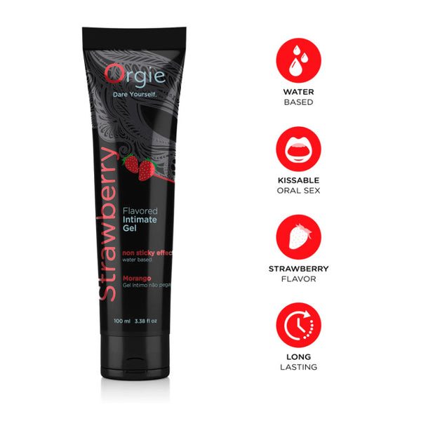 Orgie Lube Tube Strawberry
