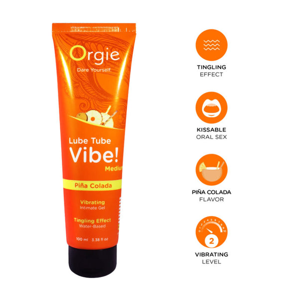Orgie Lube Tube Vibe! Piña Colada