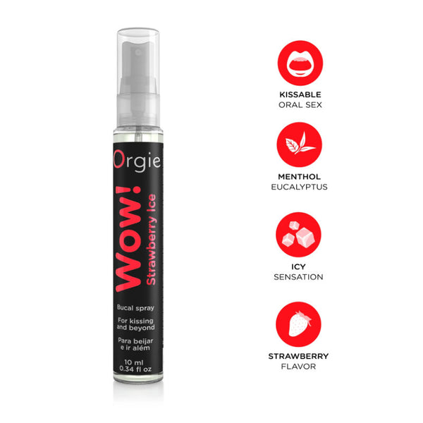 Orgie Wow! Strawberry Ice Bucal (Blowjob) Spray