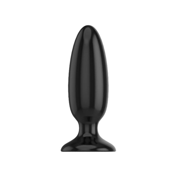 QY Glossy Black Anal Plug S