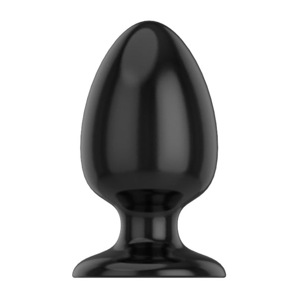 QY Glossy Black Anal Plug Max