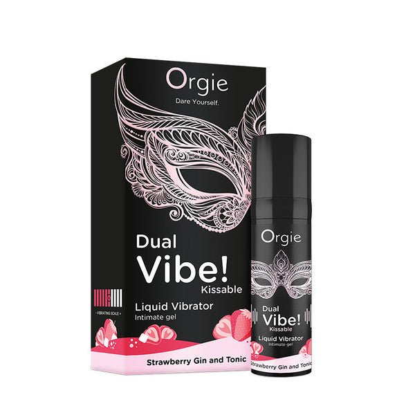 Orgie Dual Vibe! Kissable Strawberry Gin and Tonic