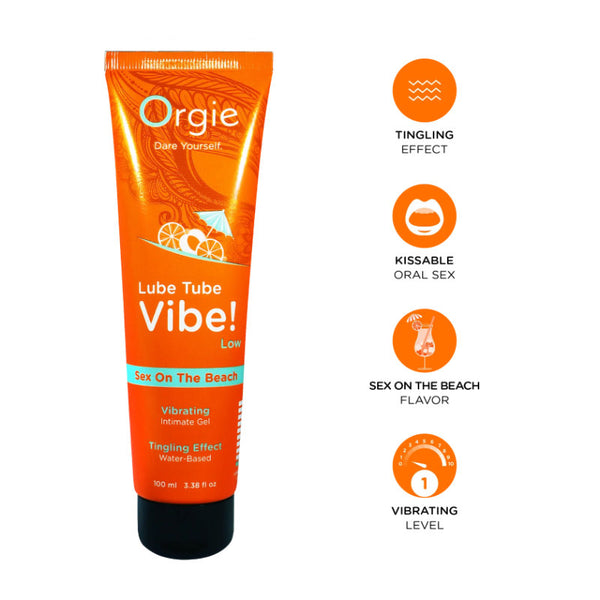 Orgie Lube Tube Vibe! Sex On The Beach