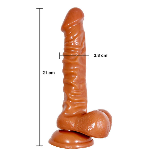 QY Elastic Dildo (21 cm)(Jumbo)