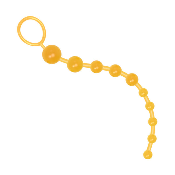 QY Yellow Anal Beads