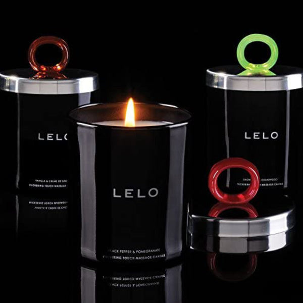 LELO Flickering Touch Massage Candle (Vanilla & Creme de Cacao)