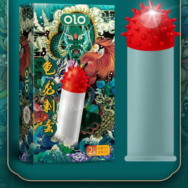 OLO Silicone Ball Spiky Condom Type C